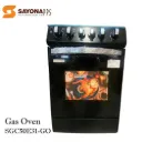 Sayona SGC50E31-GO 3 +1 Free Standing 50*55 With Gas Oven Black 