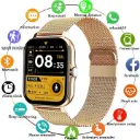 Smart Watch Fitness Bluetooth Call Connected Steel Watches Waterproof Man/Women Smartwatch Full Touch Screen Digital Sport Watch Heart Rate Fitness Tracker For Android IOS