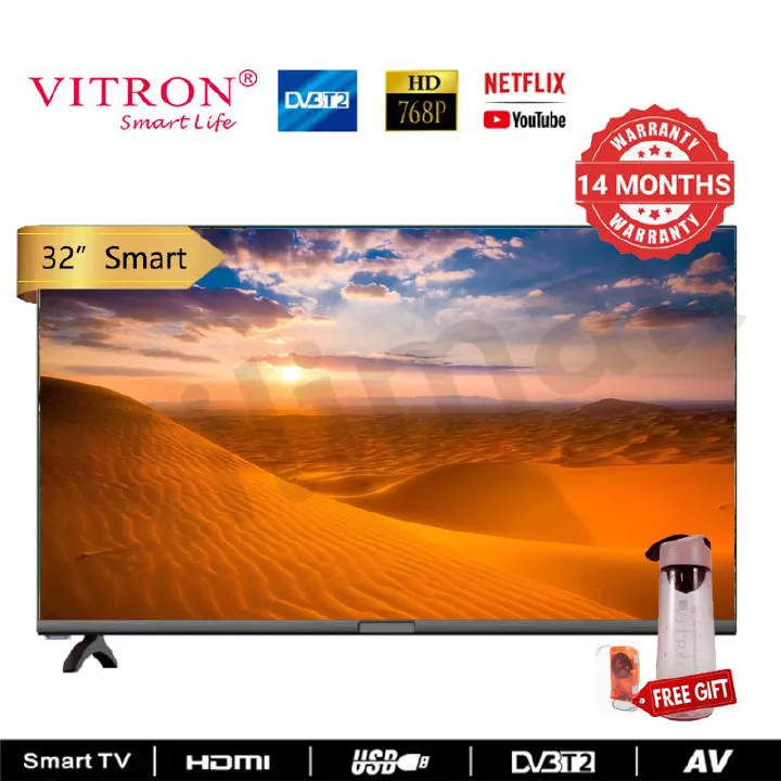 AILYONS TV LET3208W 32 Inch Frameless ATV +DVB T2 Digital LED TV HD Television Digital TVS
