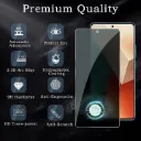 Anti-Glare Screen Protector For Android, IOS and Iphone Anti-Spy Tempered Glass Film 9H Hardness, Upgrade Edge Protection.