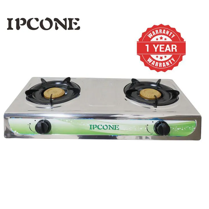 IPCONE 7102 Double Gas Cooker Auto lgnition Double Burner Gas stove gas cooker 【hot】gas cooker/stove gas cooker cooking gas cooker burner gas cooker stainless