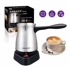 Sokany Stainless Steel Electric Greek Turkish Coffee Machine for Home and Office 