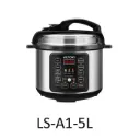 AILYONS LS-A1-5L Deluxe 5L Automatic Electric Pressure Cooker 900W Silver (1YR WRTY)