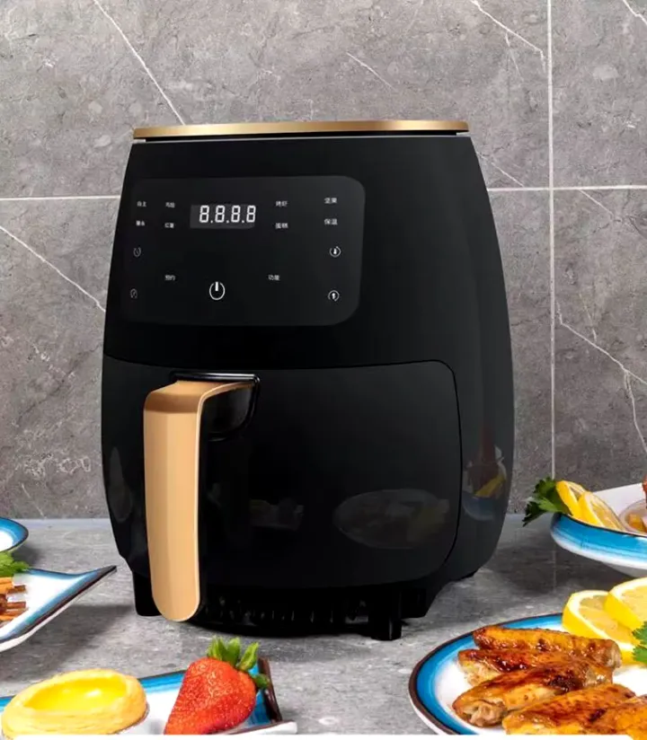 VL-AF8006 Air Fryer Volsmart 6L Electric Air Fryer Volsmart Air Fryer air fryer black 6Litre Digital Air Fryer for Healthier Meals airfryer airfryer fry airfryer fries Chicken Wings