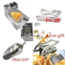 Nunix Electric Deep Fryer + CHIPS CUTTER & Socket+ CHIPS SCOOPER