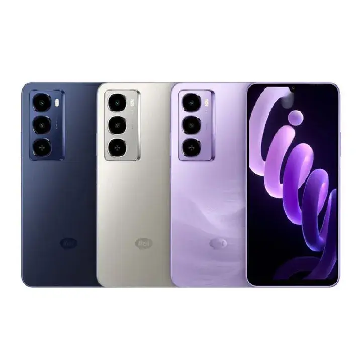 Itel CITY 100 256GB ROM+12(4+8)GB RAM 6.75" 90HZ Display Slim Phone Dual SIM 4G Network 13MP Camera Fingerprint Unlock 18W 5200mAh Battery Android 14 IP64 AI Smart Phones