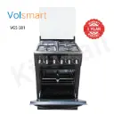 Volsmart 3 Gas + 1 Electric 4 Burners Automatic Lgnition VGS-581 Free Standing Gas Cooker Cooking Range with 60L Oven
