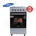 ECOMAX 4 Gas Cooker + Gas Oven 4 Burners Free Standing Gas Cooker Cooking Range with 60L Oven Automatic lgnition LX-680-4G