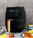 VL-AF8006 Air Fryer Volsmart 6L Electric Air Fryer Volsmart Air Fryer air fryer black 6Litre Digital Air Fryer for Healthier Meals airfryer airfryer fry airfryer fries Chicken Wings