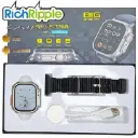RichRipple U9 Ultra Smart Watch Strap 49mm 2.01 Inch Full Touch Screen Sports Fitness Watch IP68 Waterproof Bluetooth Smart Watch