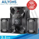 AILYONS/LYONS ECS2404/LYS2404 woofer speaker system Multimedia Speaker With Powerful Amplifier 18000 PMPO Output Power 25W+10W*2 Speaker System【HOT】
