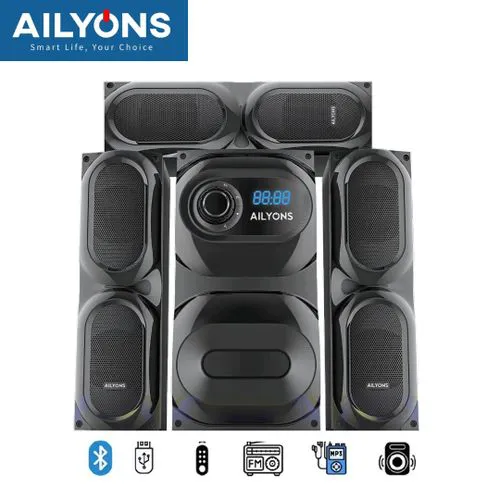 AILYONS ELP3603K 3.1CH Subwoofer Home Theatre Multi Media Bluetooth Speaker System, (1YR WRTY)