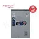 Vitron 97L Chest Freezer VDF99SG Single Flip-Up Lid Defrost Drain Freezer Energy Saving Freezer Refrigerator Fast Cooling